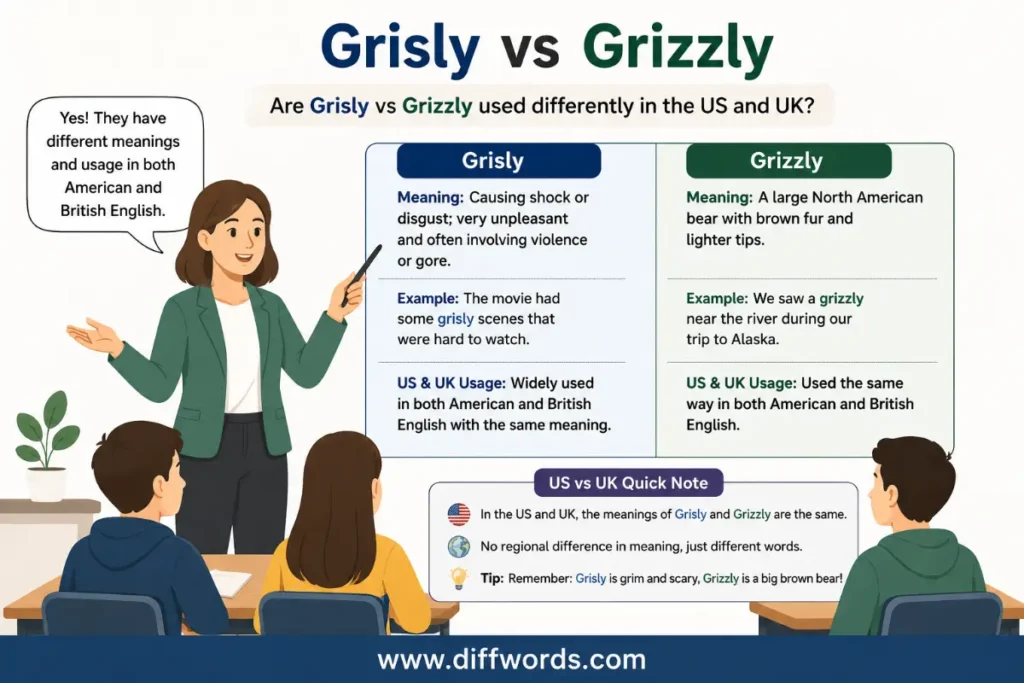 differently in the US and UK