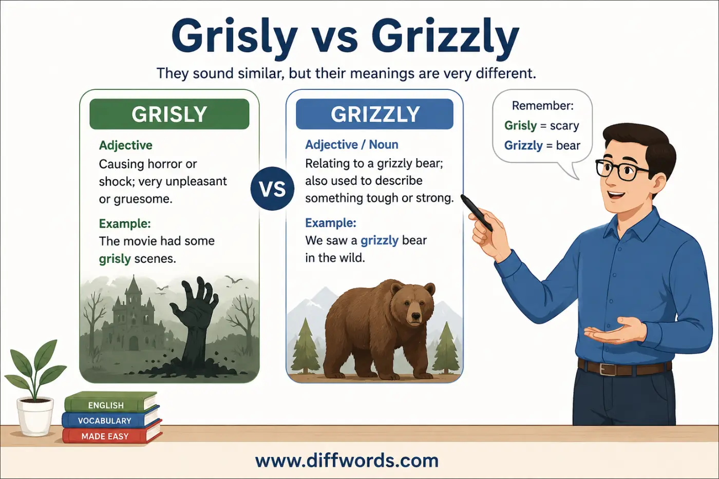 Grisly vs Grizzly