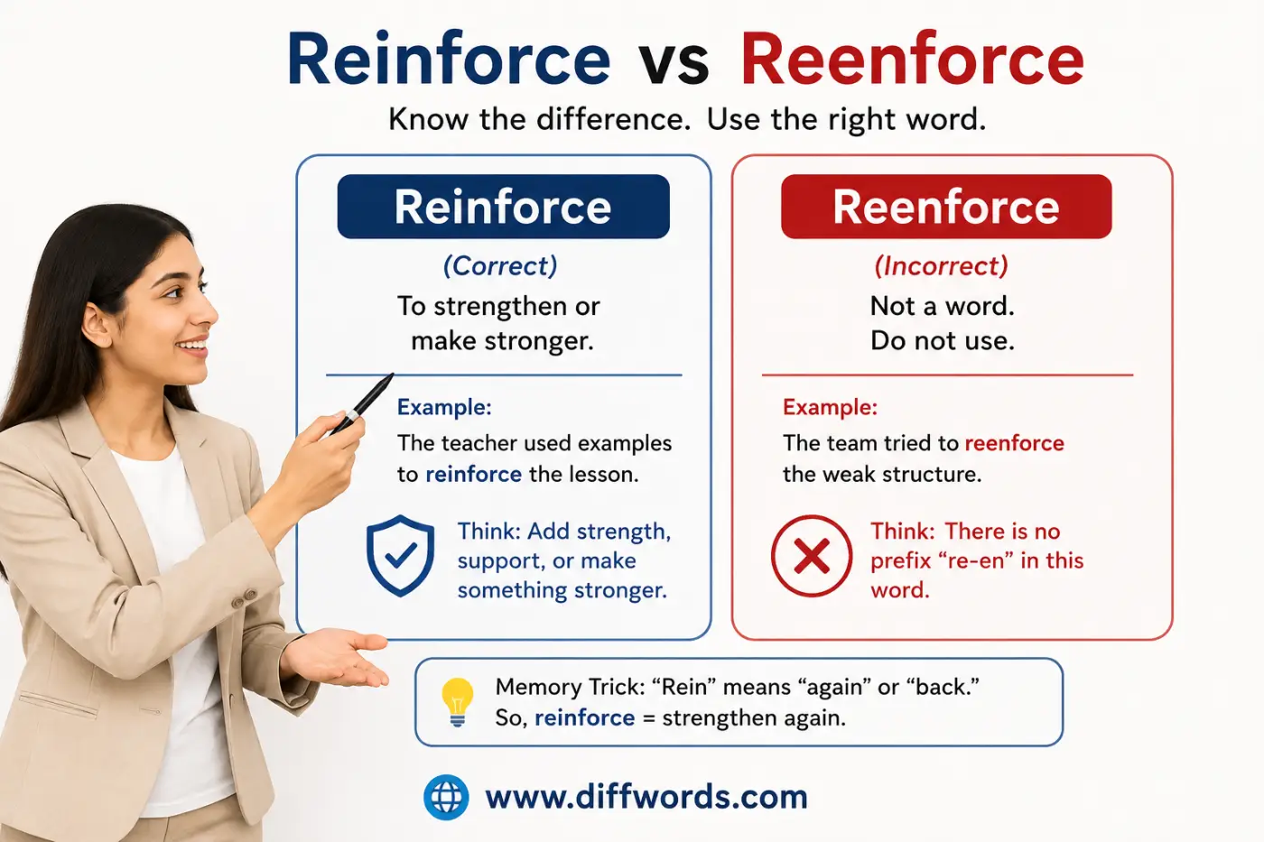 Reinforce vs Reenforce