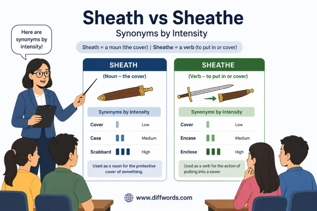 synonyms by intensity